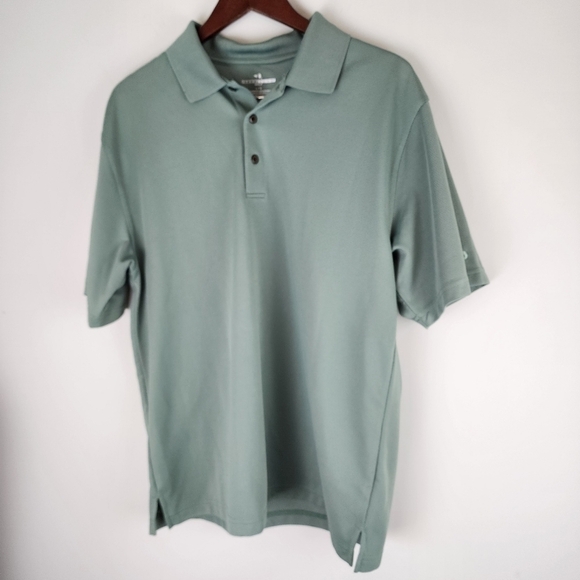 Grand Slam Men’s Golf Polo Short Sleeve Shirt Size Large Sage Green - Picture 1 of 4